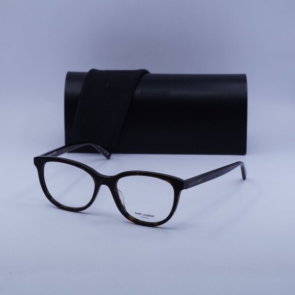 Saint Laurent SL504 002 Cat Eye Eyeglasses 53mm – Havana - Picture 8 of 11